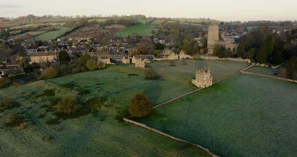 Historic English Landmark Chipping Campden St James Chruch Cotswolds