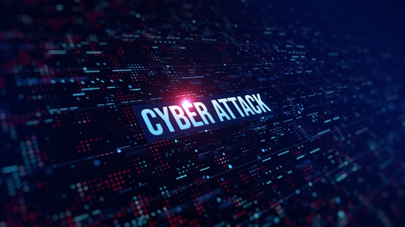 Cyber Attack Digital Background