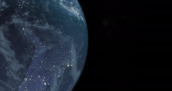 Planet Earth in the Night alt