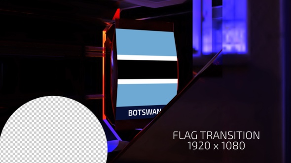 Botswana Flag Transition