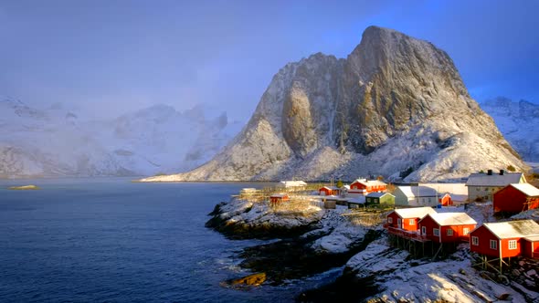 Hamnoy Village on Lofoten Islands, Norway