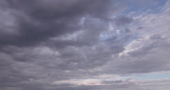 Timelapse Of Cloudy Sky