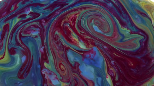 Abstract Colorful Ink Movements Spreads On Water Texture 22 alt