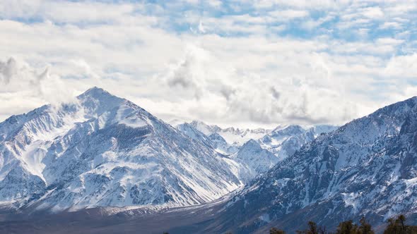 Mountain Clouds Time Lapse