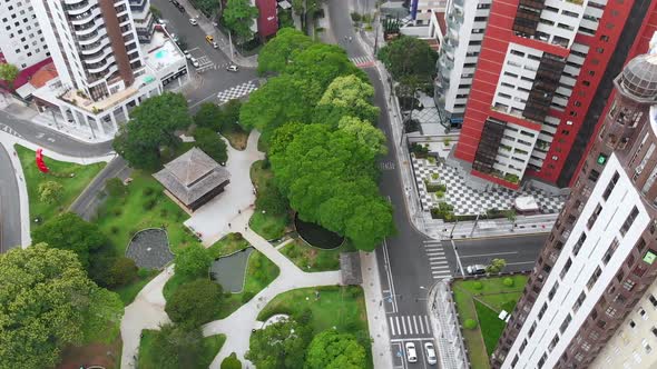 Japanese Immigration Memorial, Square (Curitiba) Skyscrapers, Buildings