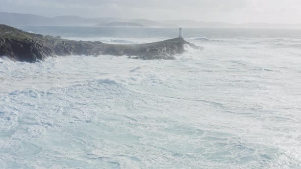 Lighthouse Roncudo A Coruna Galicia Spain