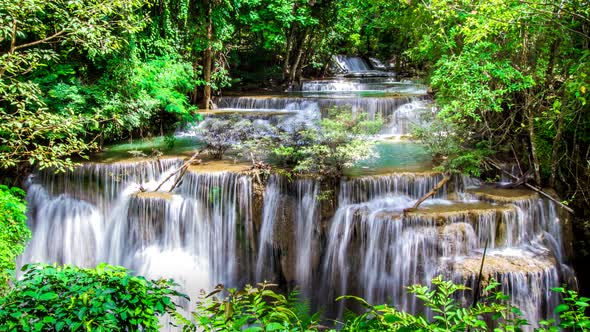 Huaymaekamin  Waterfall 