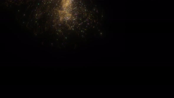 Magic Yellow Particles Moving alt