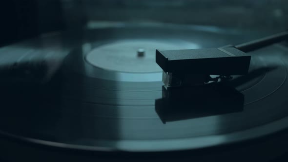 Old Vintage Vinyl Playing Music