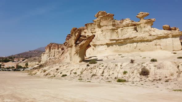 Rock Formations Erosions of Bolnuevo