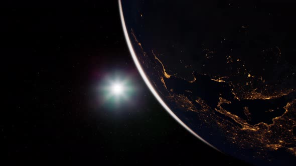 Earth Globe Planet From Space Orbit alt