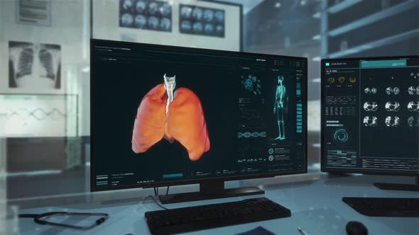 X-ray Screening Equipment Interface Detects Human Respiratory Organ Disease alt