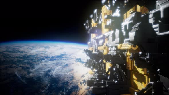 UFO Flying in the Space alt