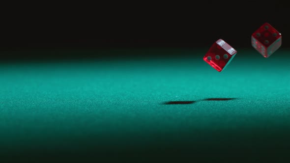 Rolling dice in slow motion; shot on Phantom Flex 4K at 1000 fps alt