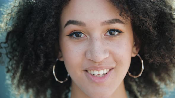 Beautiful Confident Young African Woman Laughing