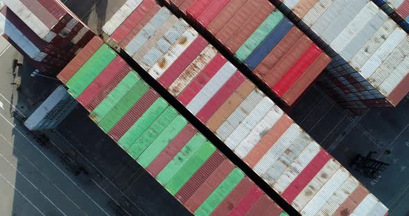 Sea freight containers in Yantian international container terminal in shenzhen city,China