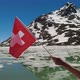 Swiss Flag in SLOW MOTION on White Lake - VideoHive Item for Sale
