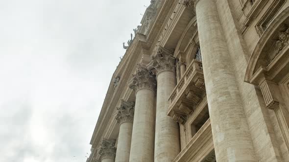 Exterior of Saint Peter's Basilica.