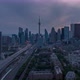 Toronto Street Traffic Sunset - VideoHive Item for Sale