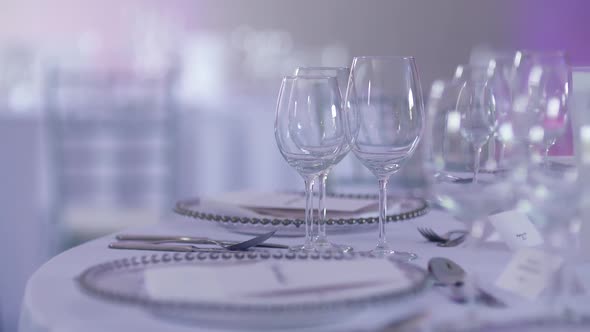 Luxury Decorated Table for Wedding Dinner