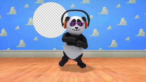 Panda Bear 3d Character - Gangnam Style Dance (3-Pack) alt