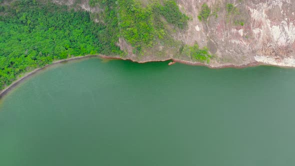 Lake Crater at Taal Volcano