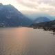 Garda lake twilight aerial - VideoHive Item for Sale