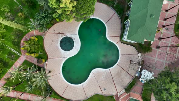 Swimming pool in winter mood