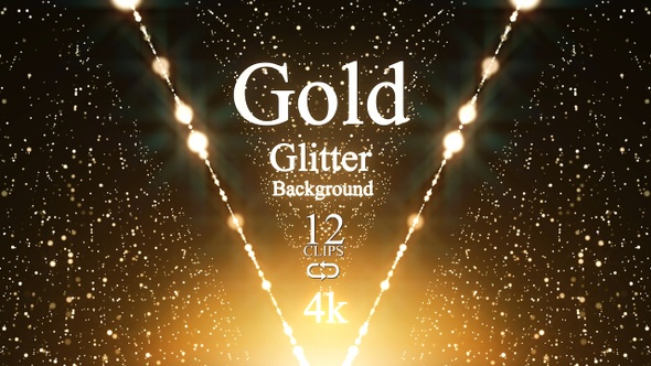 Gold Glitter Background Pack