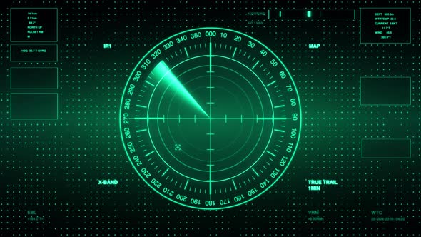 Sonar Screen For Submarines And Ships
