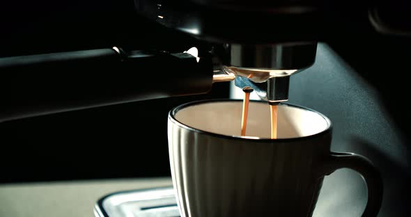 Home Making Hot Espresso
