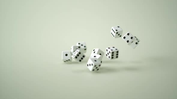 Dice rolling, Slow Motion