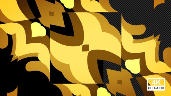 Golden And Luxury Abstract Pattern Transition 4K