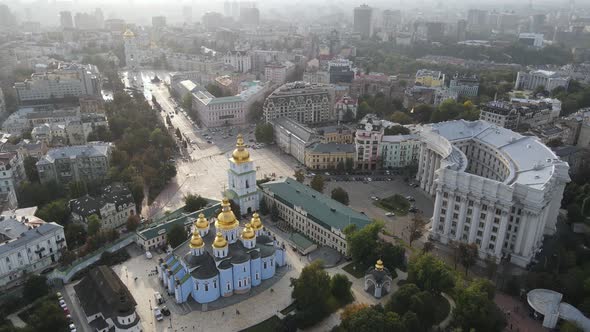 Kyiv - the Capital of Ukraine. Aerial View. Kiev