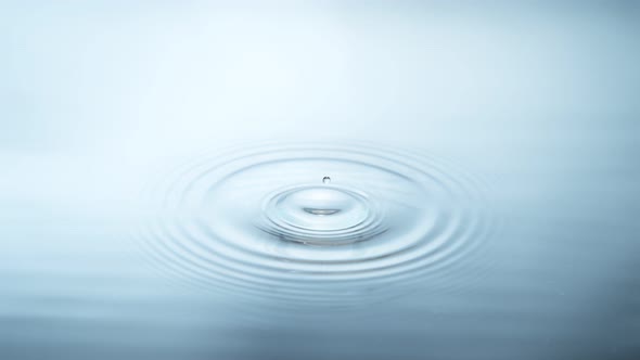 Water Drop in Super Slow Motion Shooted with High Speed Cinema Camera at 1000Fps