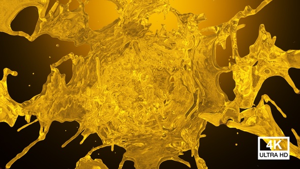 Pure Oil Splash Explosion 4K alt
