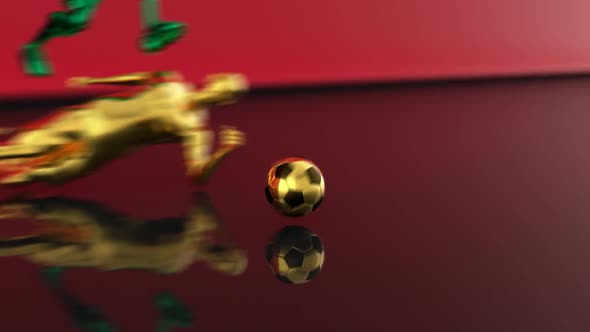 3D motion design of a football game