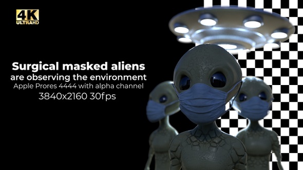 Surgical masked aliens