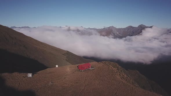 Beautiful mountain hut