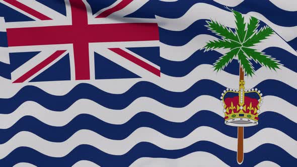 Flag British Indian Ocean Territory Patriotism National Freedom Seamless Loop