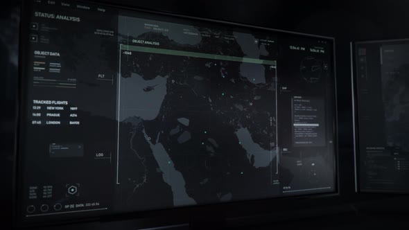 Modern scan system has identified the secret destination of the target airplane alt