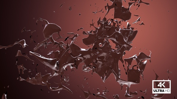 Abstract Chocolate Splash V4