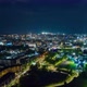 Night view of the city from the air  time lapse - VideoHive Item for Sale