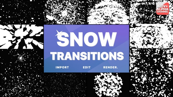 Snow Transitions Pack | Motion Graphics alt