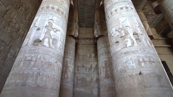 Dendera temple or Temple of Hathor. Egypt. 