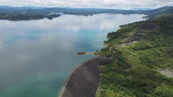 Aerial View of Fish Farms in Norway