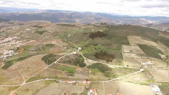 Mountains Vineyards of Douro Region, Portugal