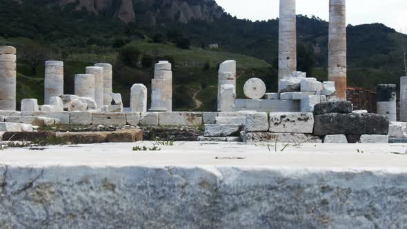 Temple Of Artemis At Sardes Lydia Ancient Historical City In Salihli Manisa Turkey 6