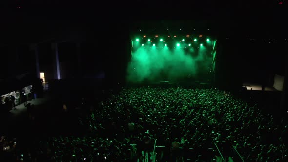 Aerial View Rock Concert