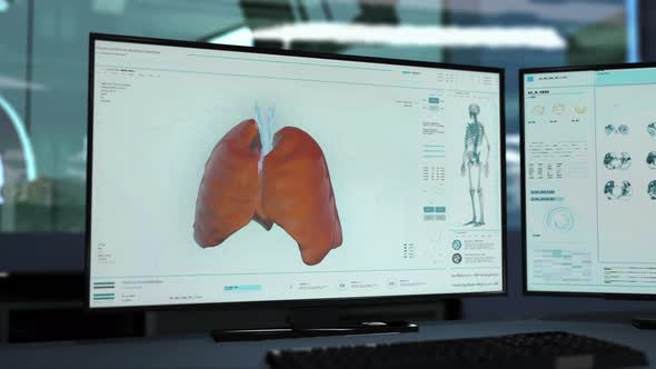 Observing Covid-19 Disease Lung Damage In Organ Health Monitoring Interface alt